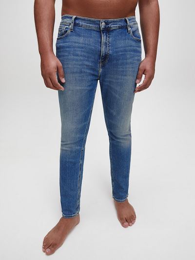 Calvin Klein Ruhák HU049367 | Calvin Klein Plus Size Férfi Farmernadrág Kék
